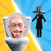 Merge Toilet: Battle Master